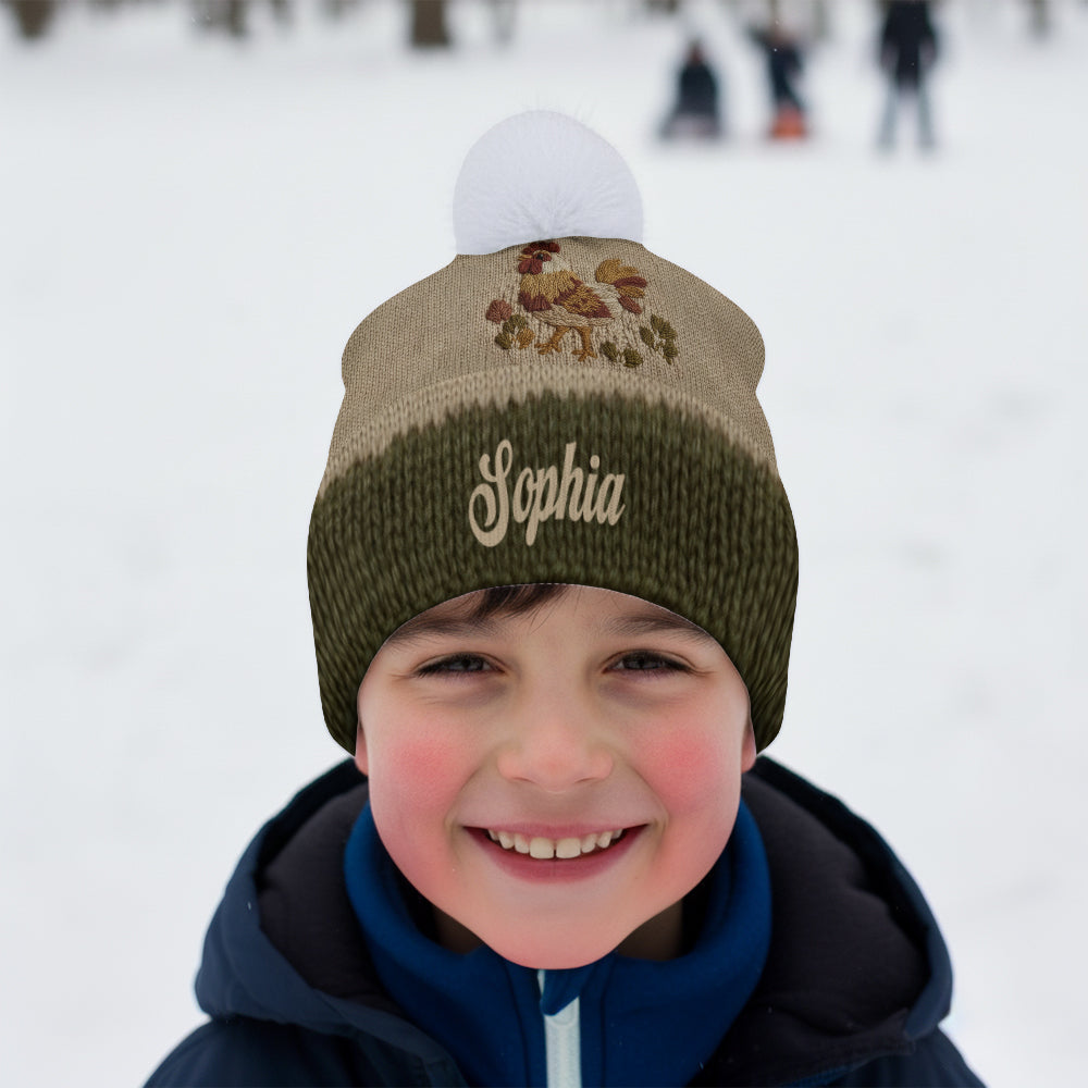 Liebe Hühnchen - Personalisierte Hühnermütze