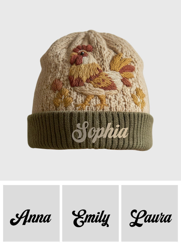 Liebe Hühnchen - Personalisierte Hühnermütze