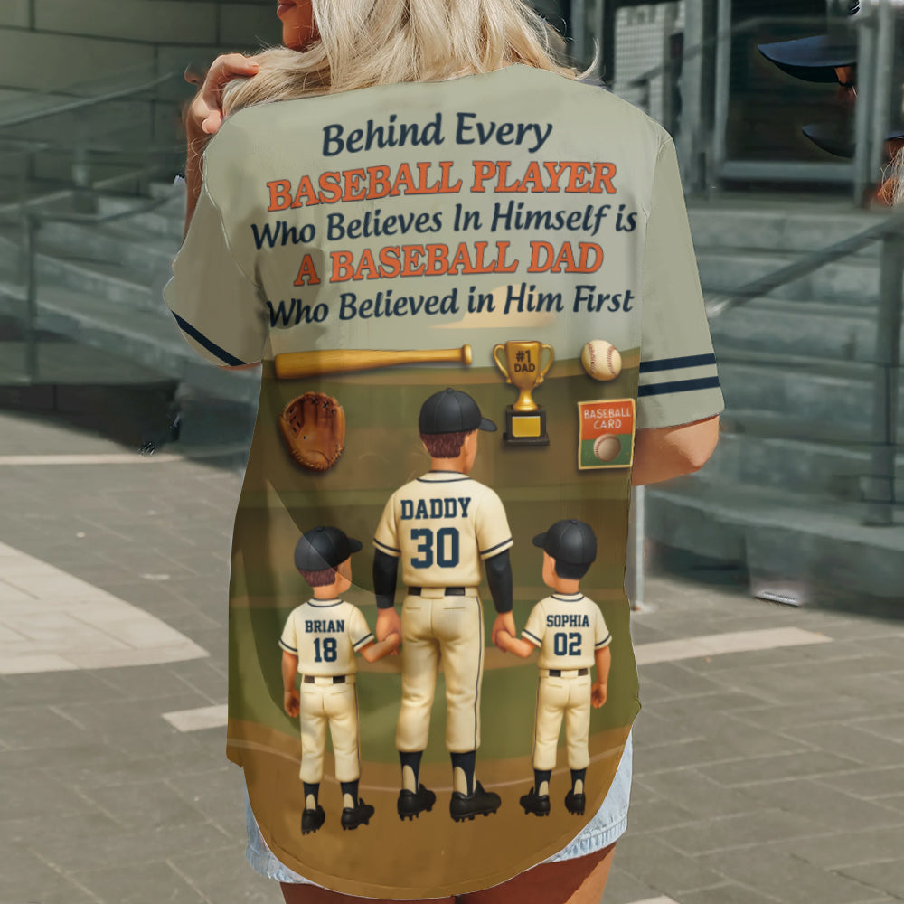 Baseball-Papa – Personalisiertes Baseball-Trikot