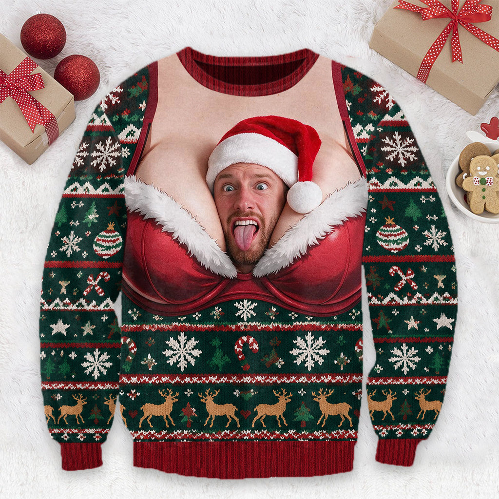 Unbreathable Inside You - Personalized Spicy Couple Ugly Sweater