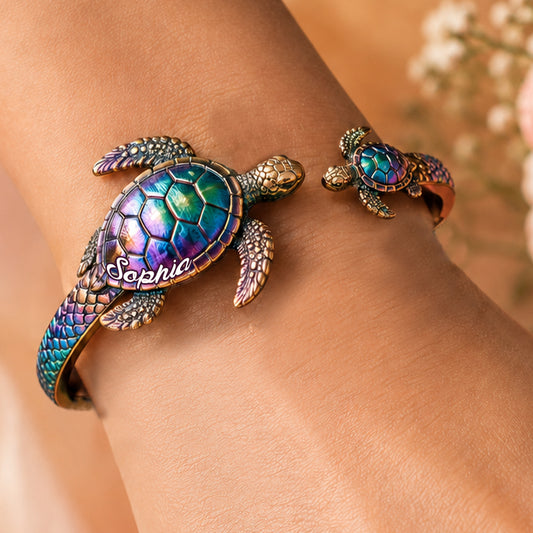 Salty Lil' Beach - Personalisierbares Armband in Schildkrötenform