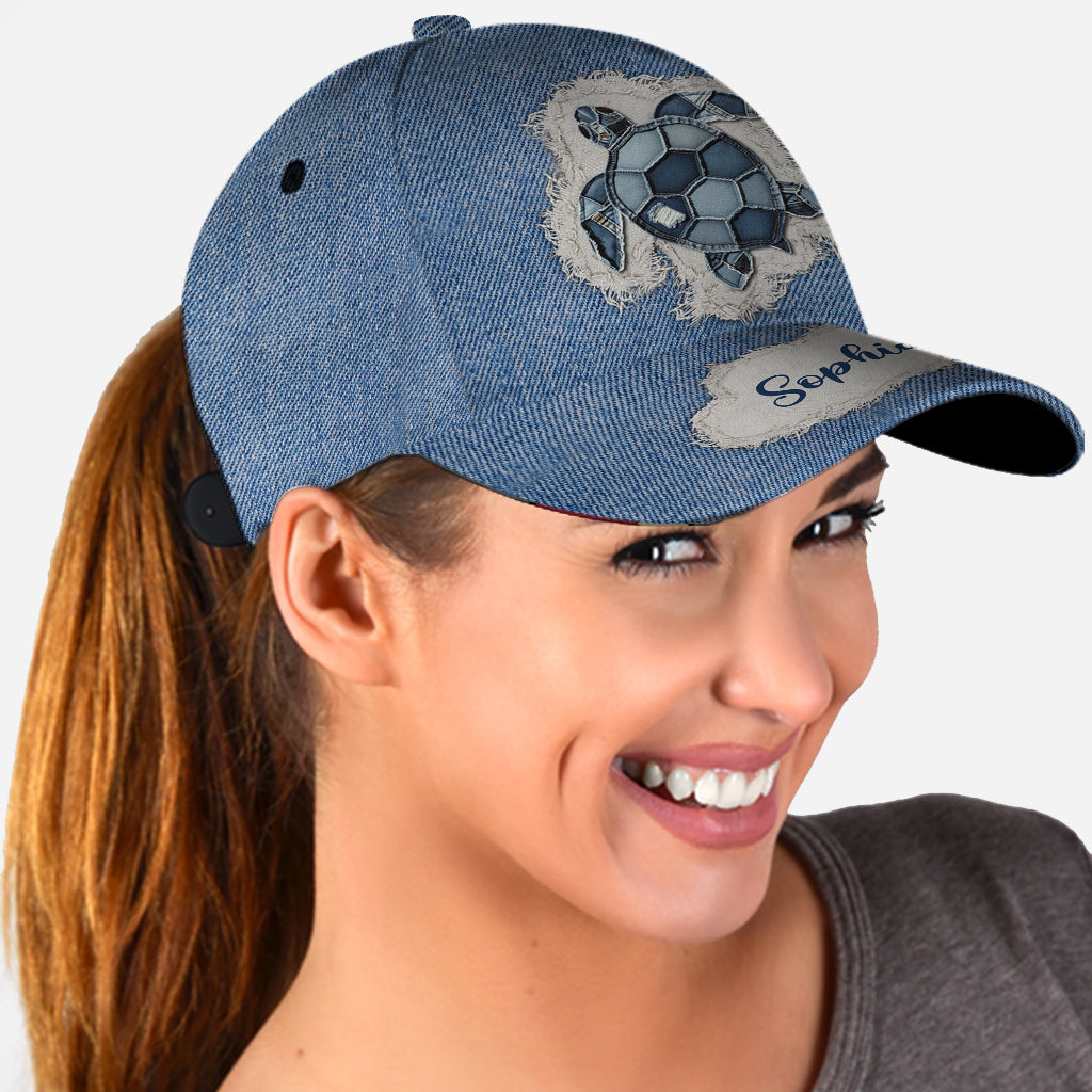 Blue Turtle - Personalized Turtle Classic Cap