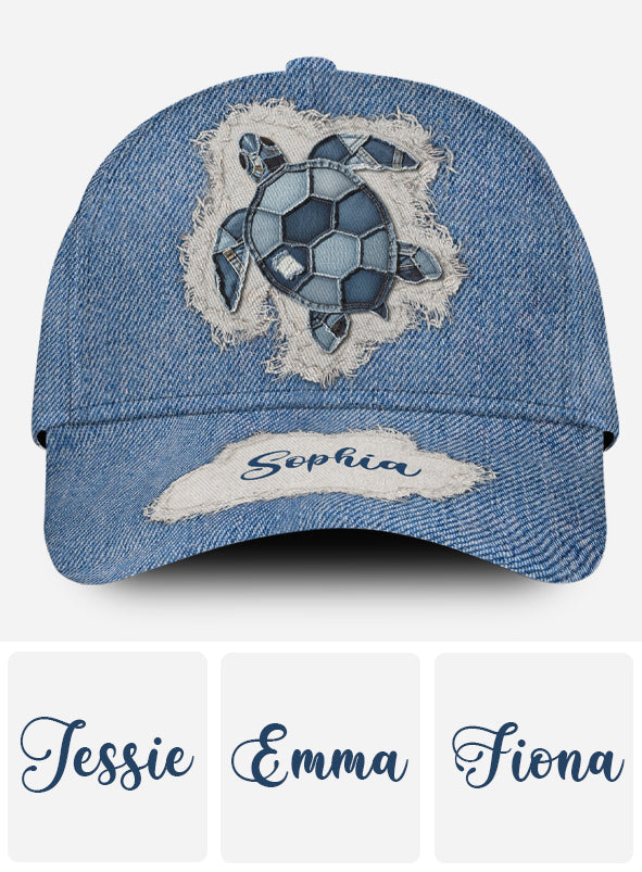 Blue Turtle - Personalized Turtle Classic Cap
