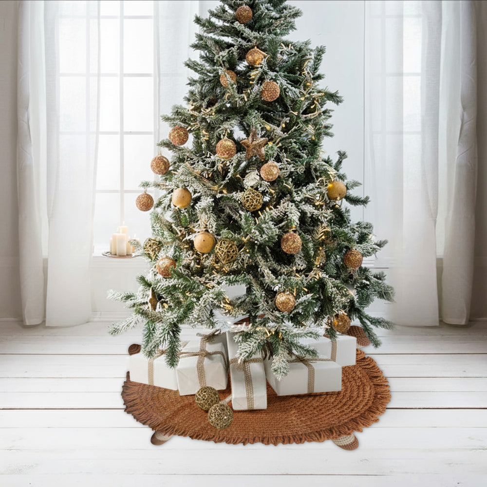 Niedliches Babykuh - Personalisierter Baumrock in Form eines Hochlandrindes