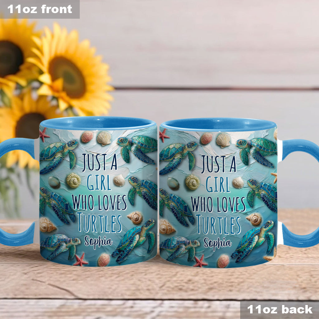 Personalisierte Tasse mit Schildkrötenmotiv für Schildkrötenliebhaber