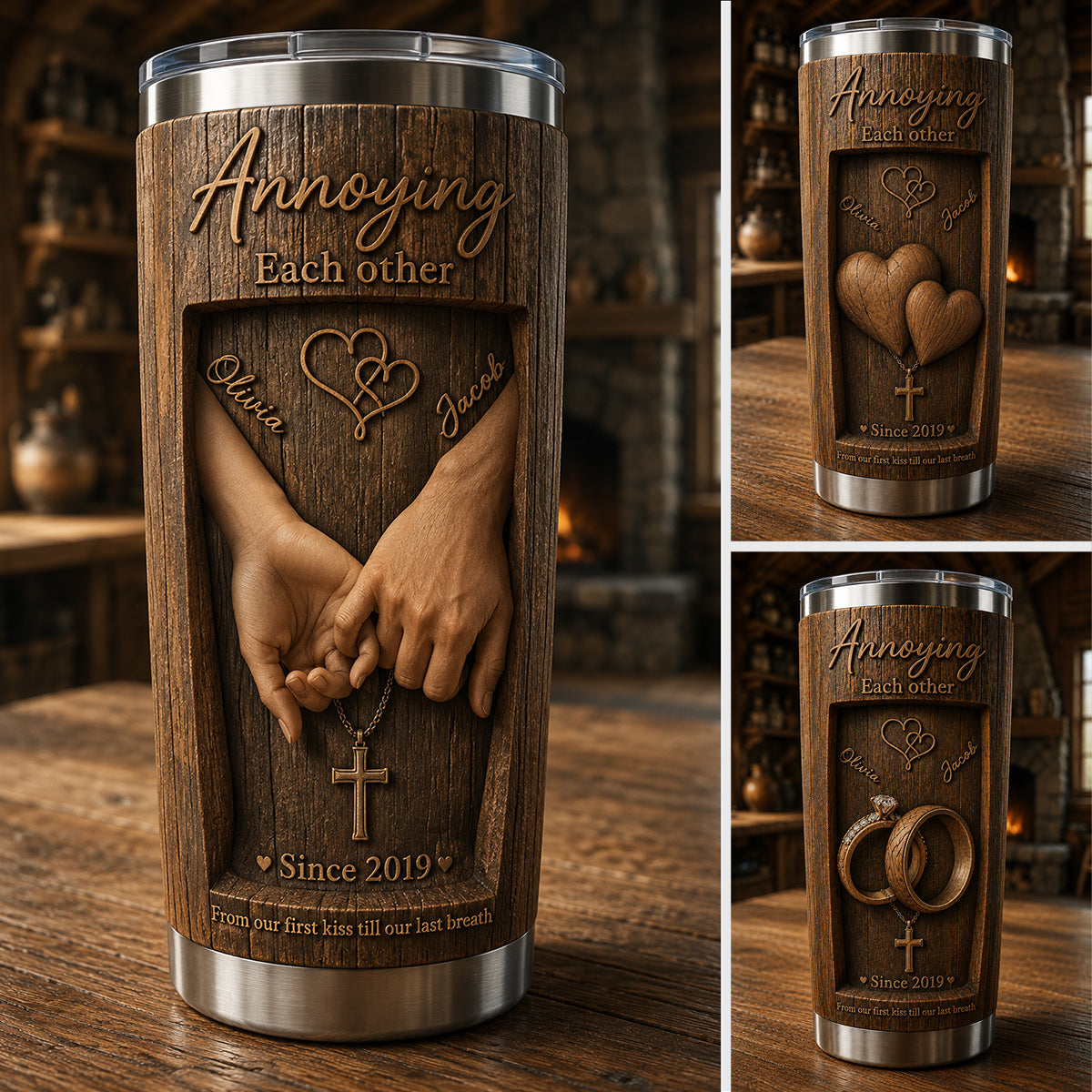 Together Since - Personalized Couple Tumbler