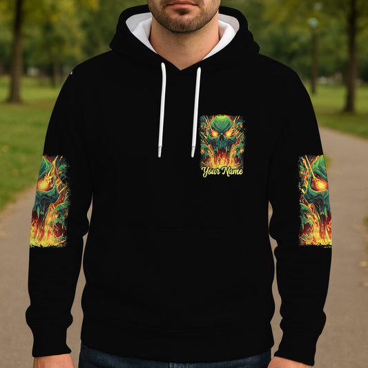 Zurück! - Personalisiertes Totenkopf-Shirt