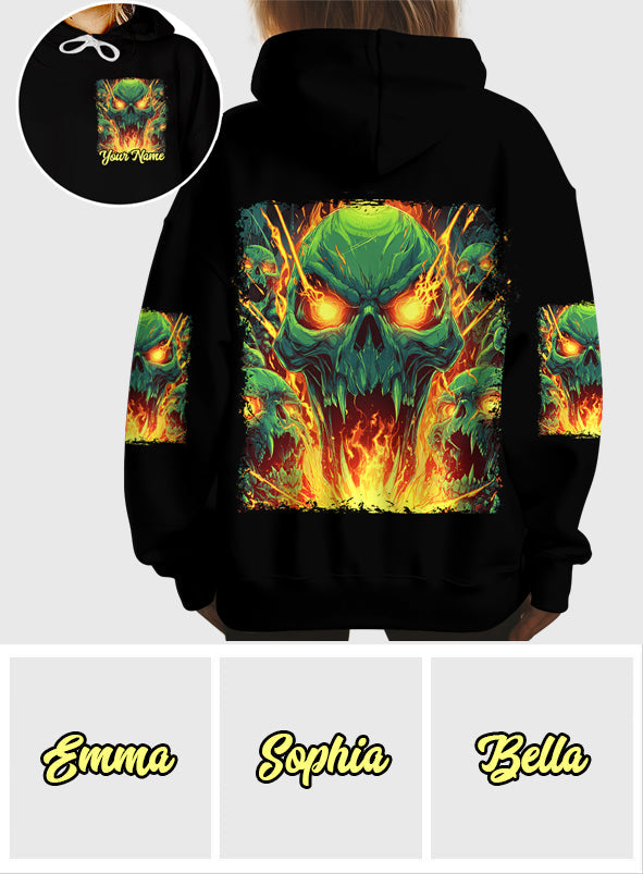 Back Off - Personalized Skull All Over Shirt