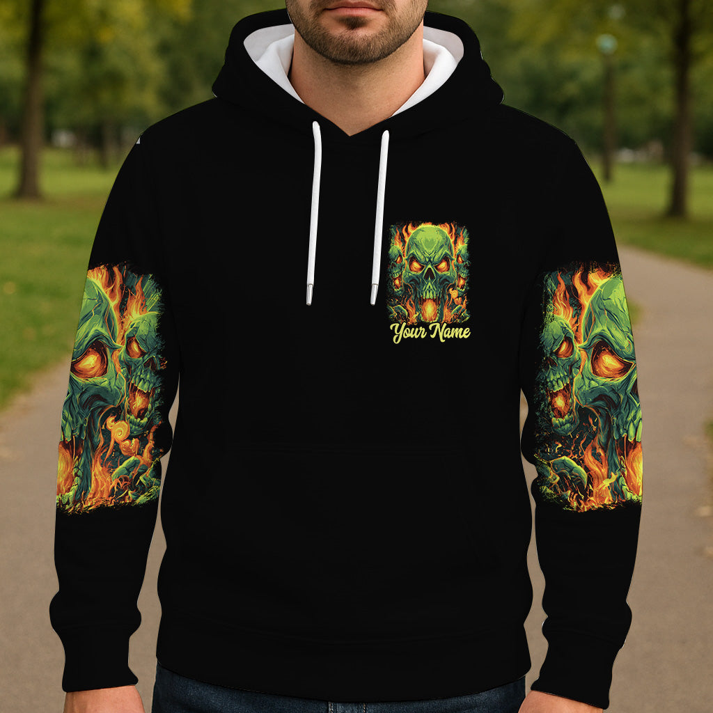 Back Off - Personalized Skull All Over Shirt