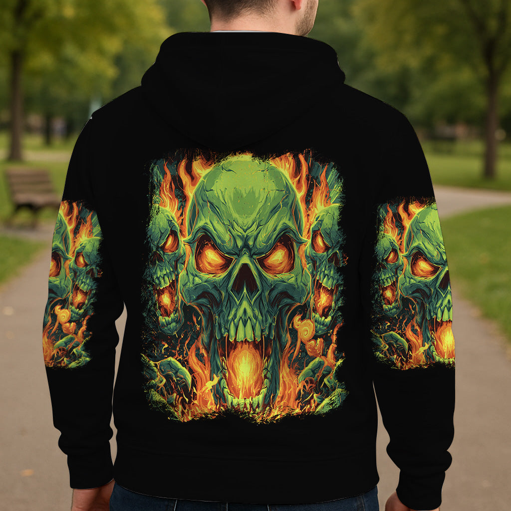 Back Off - Personalized Skull All Over Shirt