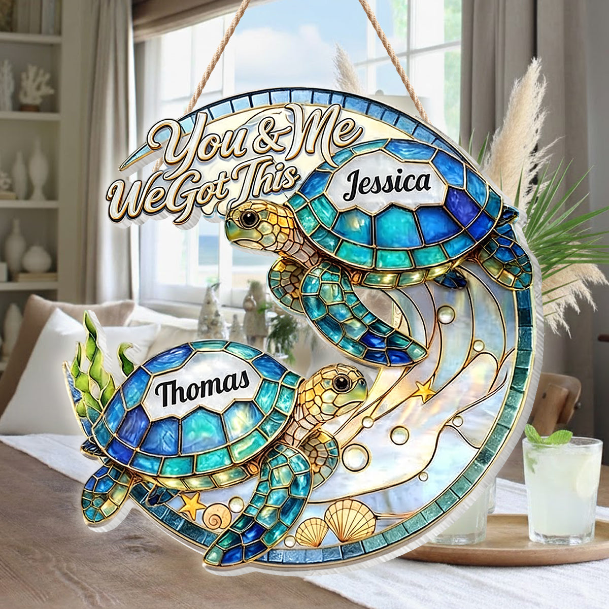 Wir haben das - Personalisierte Schild mit LED-Licht aus Acryl