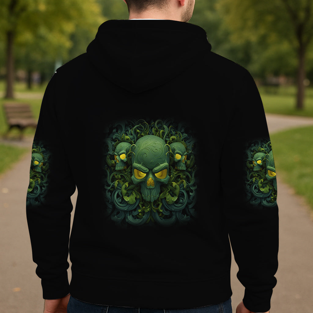 Mein Dämon ist zum Spielen draußen - Personalisiertes Totenkopf-Shirt