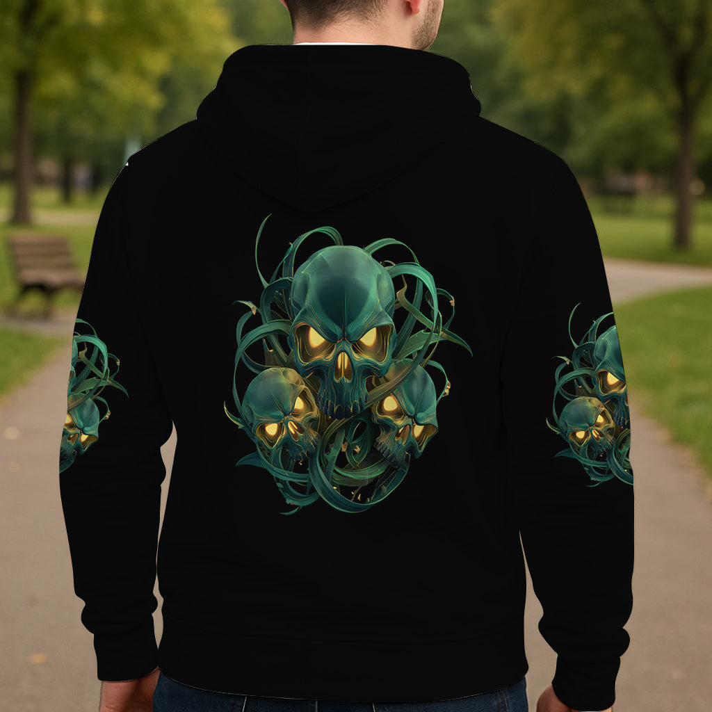 Mein Dämon ist zum Spielen draußen - Personalisiertes Totenkopf-Shirt