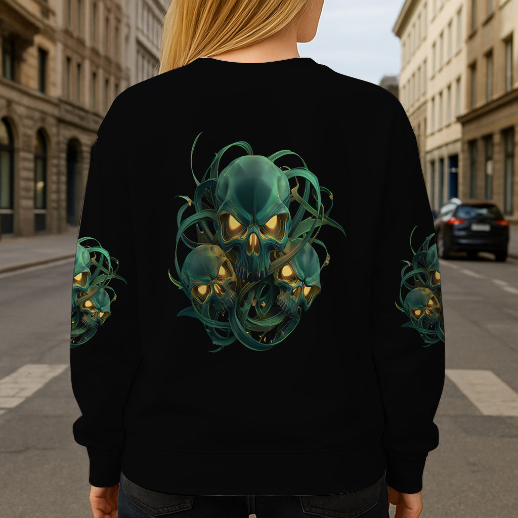 Mein Dämon ist zum Spielen draußen - Personalisiertes Totenkopf-Shirt