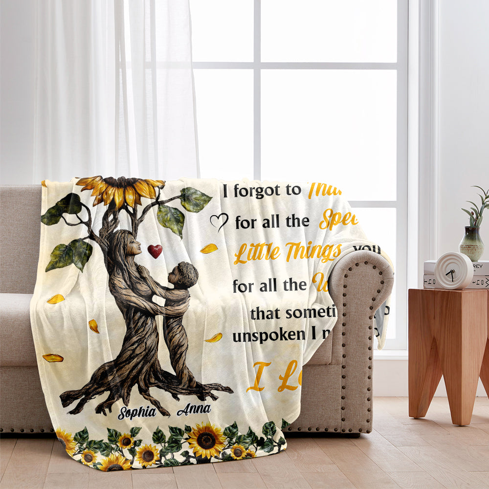 To My Mom - Personalized Mother Blanket