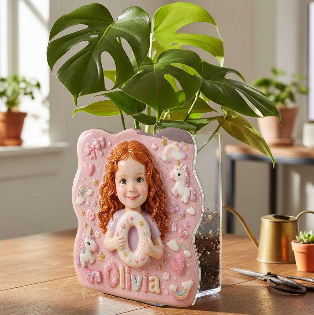 Any Photo, Any Theme - Personalized Kid Acrylic Pot