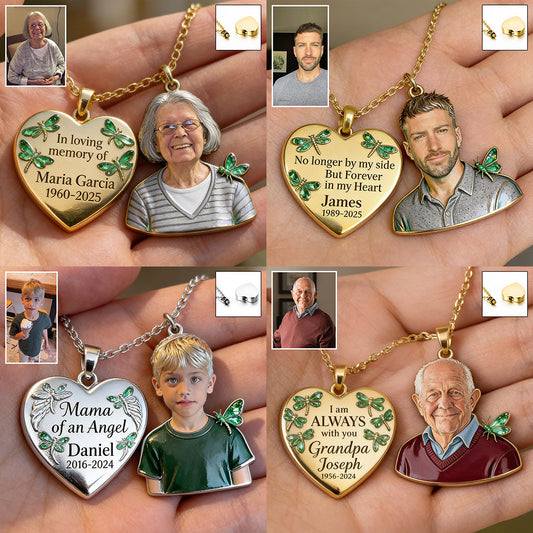 I'm Always By Your Side - Personalized Memorial Urn Pendant Necklace