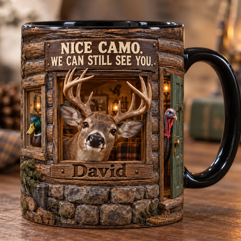 Love Hunting - Personalized Hunting Mug
