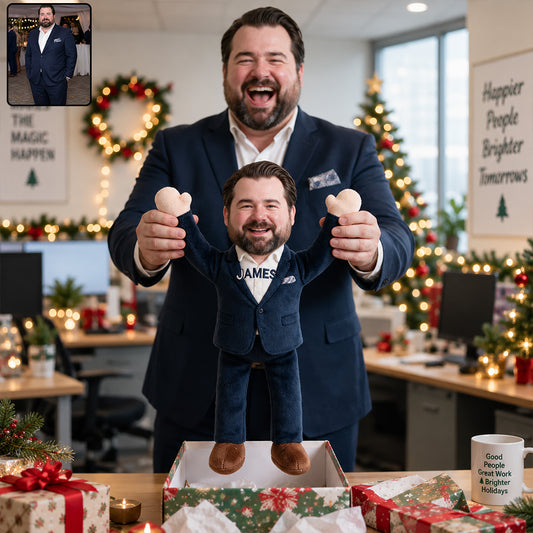 Funny Colleagues Gift - Personalized Colleague Posable Plush Doll