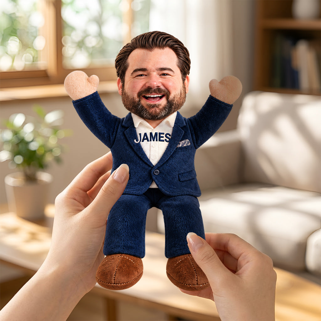 Funny Colleagues Gift - Personalized Colleague Posable Plush Doll