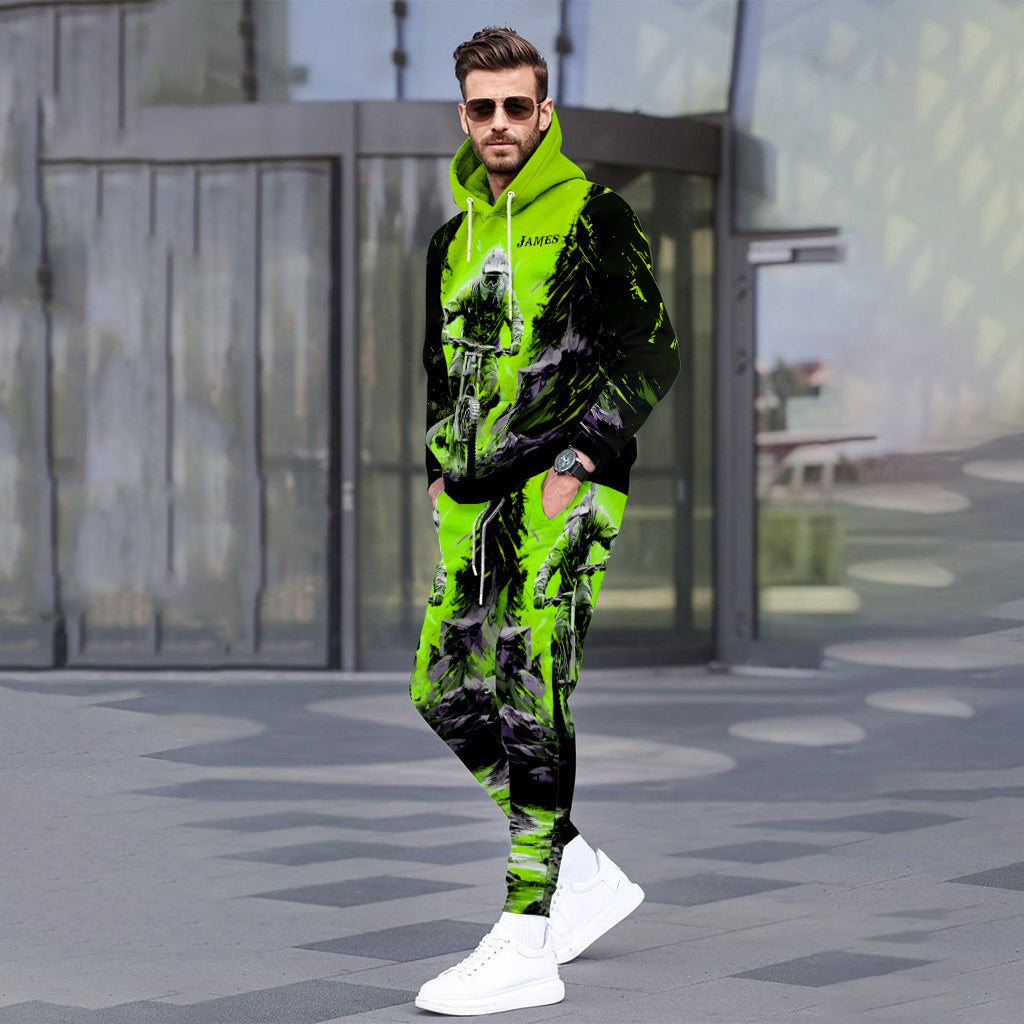 Cooles Dirtbike, Motocross – Personalisierter Dirtbike-Hoodie und Jogginghose