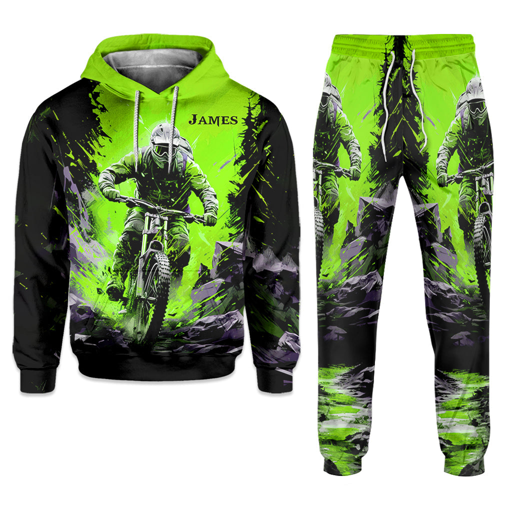 Cooles Dirtbike, Motocross – Personalisierter Dirtbike-Hoodie und Jogginghose