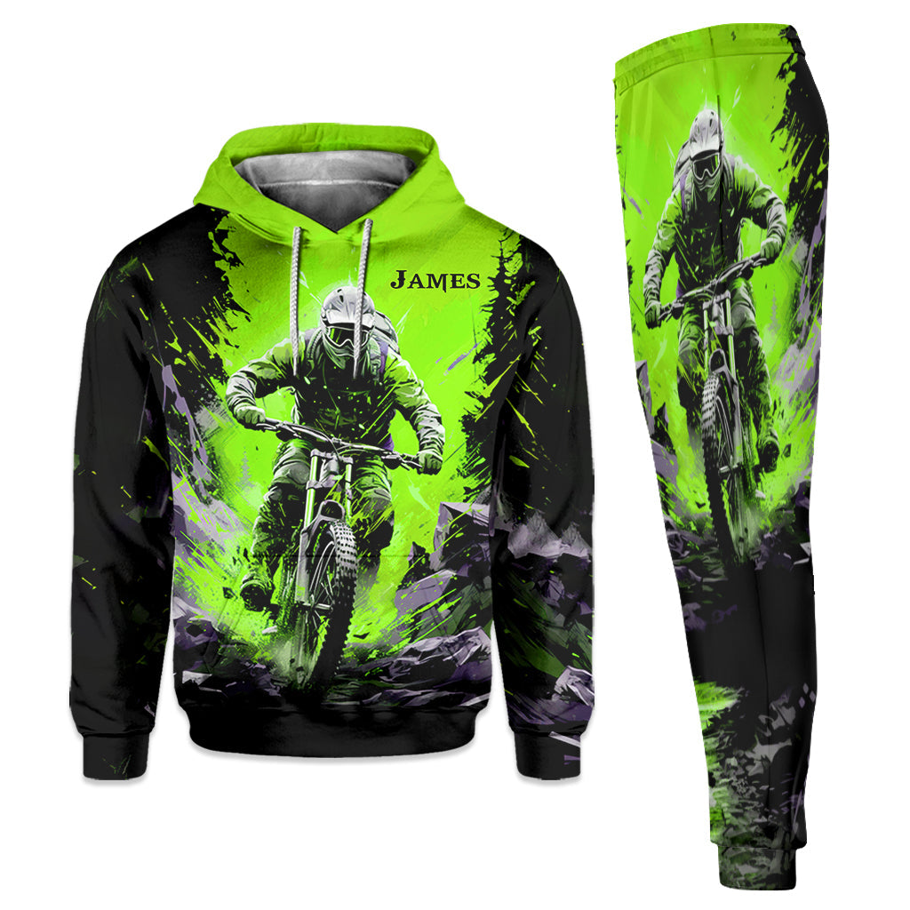 Cooles Dirtbike, Motocross – Personalisierter Dirtbike-Hoodie und Jogginghose
