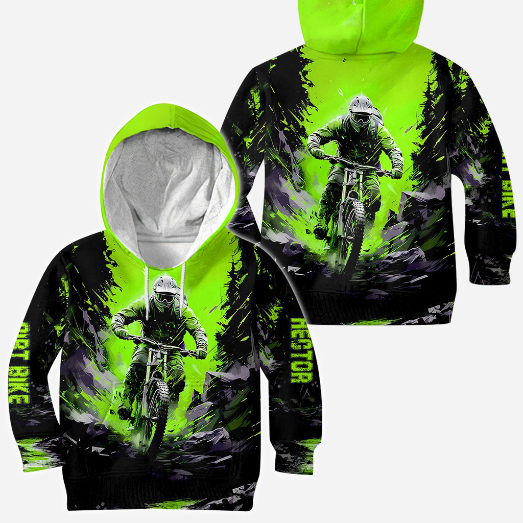 Cool Dirt Bike, Motocross - Personalized Dirt Bike All Over Shirt