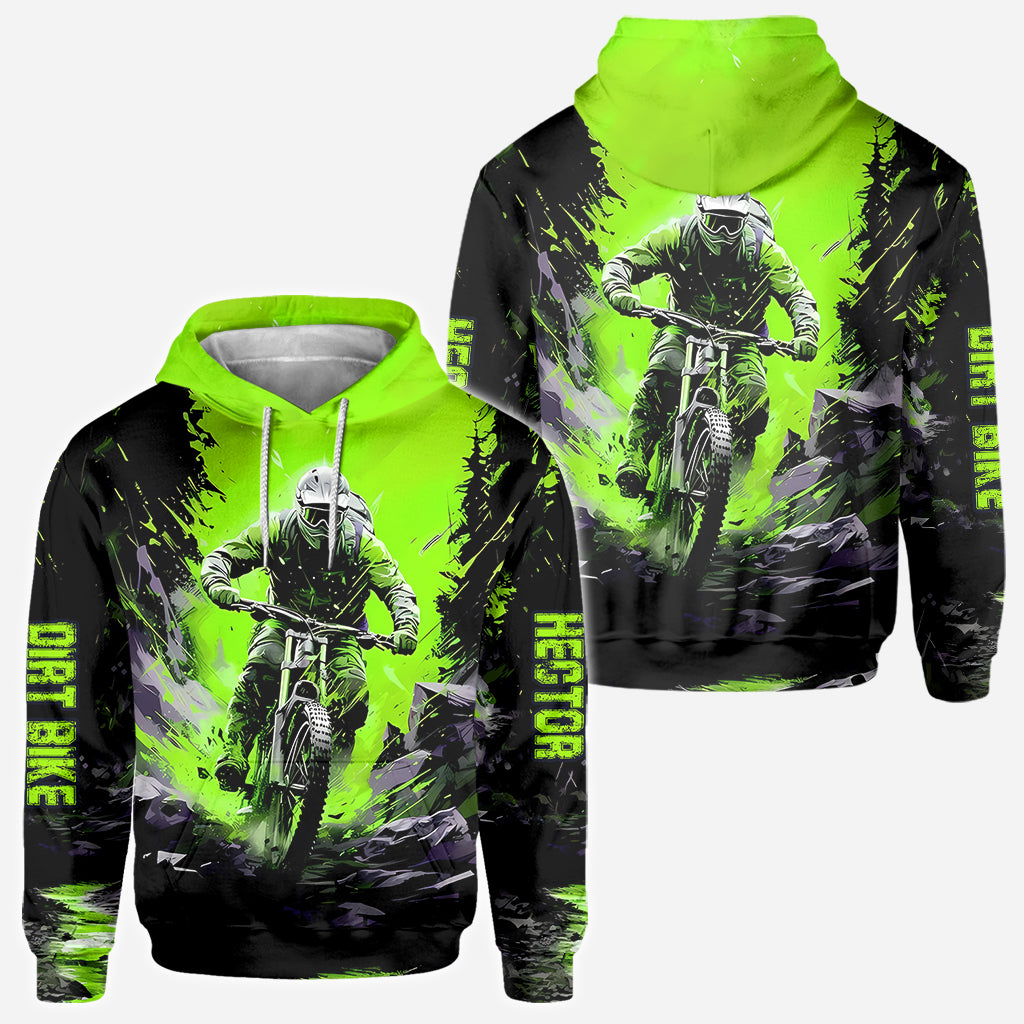 Cool Dirt Bike, Motocross - Personalized Dirt Bike All Over Shirt