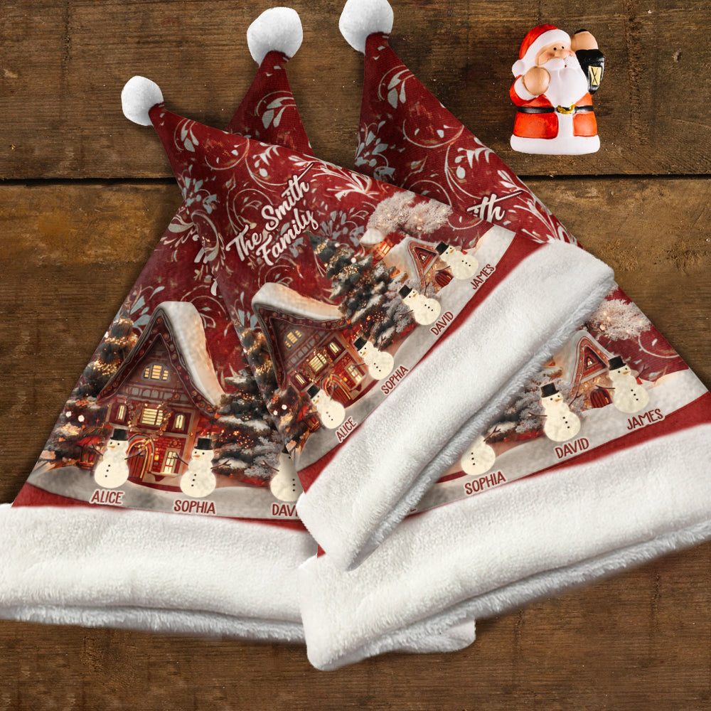 Our Family - Personalized Family Santa Claus Hat