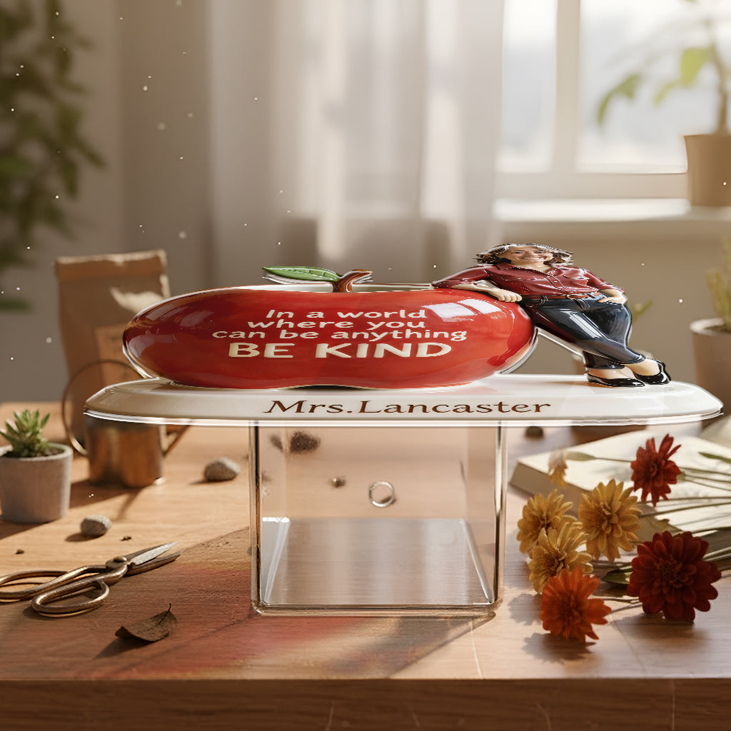 Perfect Pen Holder For Teacher - Personalized Teacher Acrylic Pot