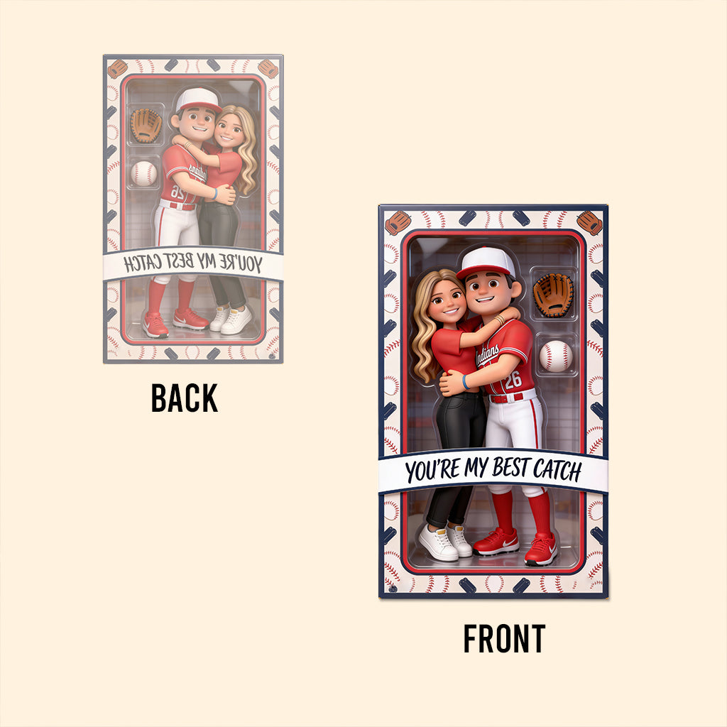 Best Catch Sports Sammlerstück – Personalisierte Acrylplakette in Baseballform