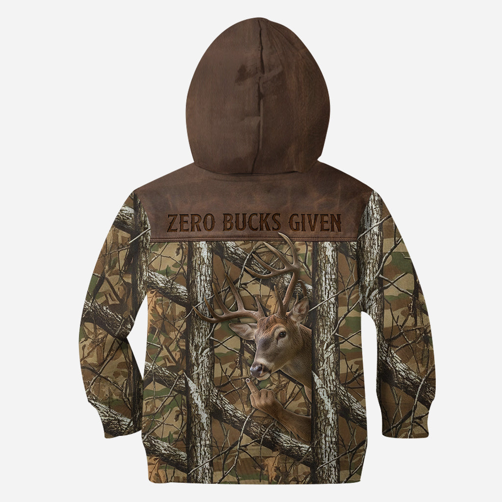 Zero Bucks Given - Personalized Hunting All Over Shirt