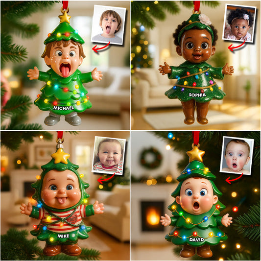 Merry Christmas - Personalized Kid Ornament
