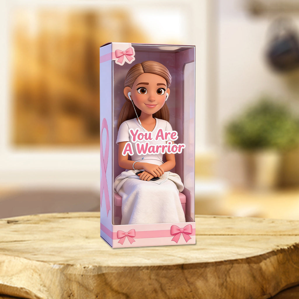 Brustkrebsvorsorge – Personalisierte Acrylplakette in individueller Form zur Brustkrebsvorsorge