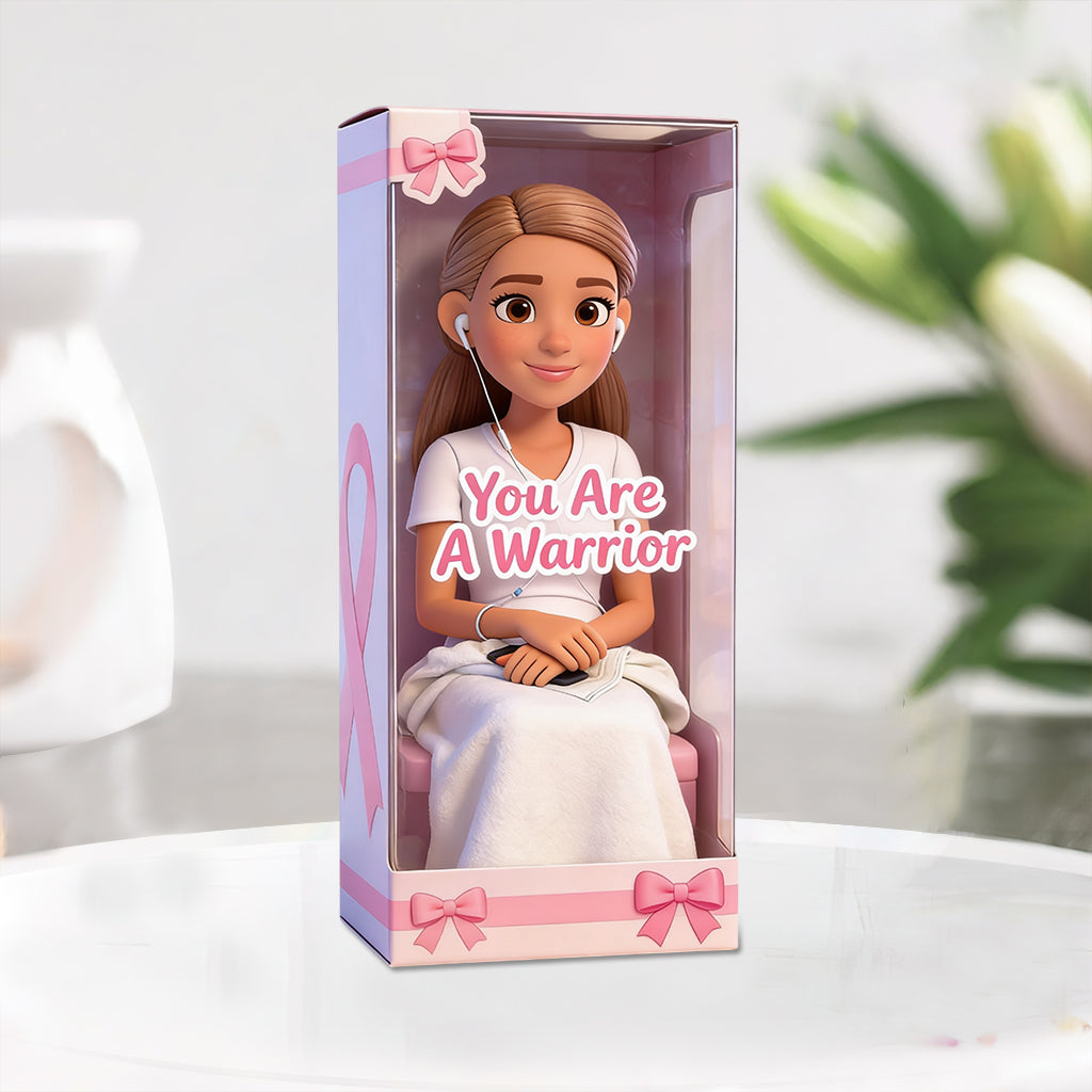 Brustkrebsvorsorge – Personalisierte Acrylplakette in individueller Form zur Brustkrebsvorsorge