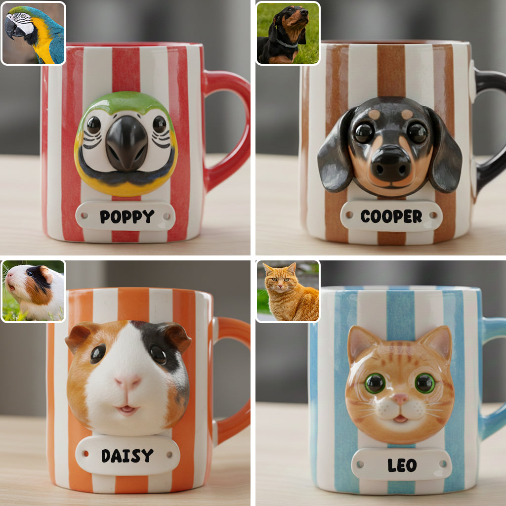 Wunderschöne Tiere – personalisierte Tasse mit Hundemotiv
