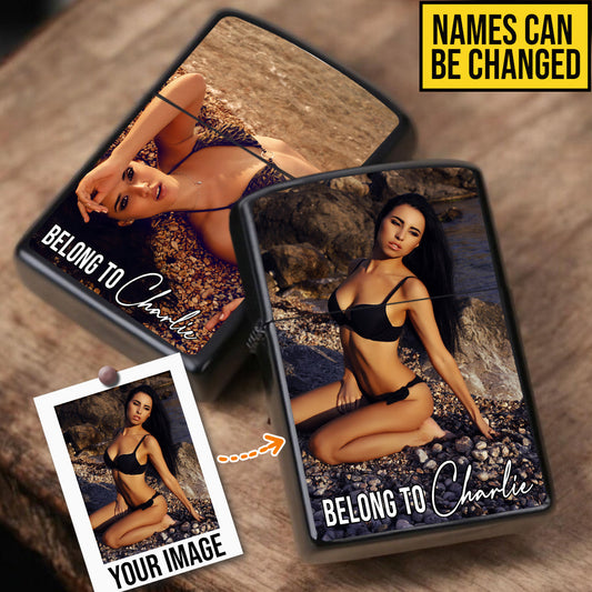 Beautiful Girl - Personalized Couple Lighter