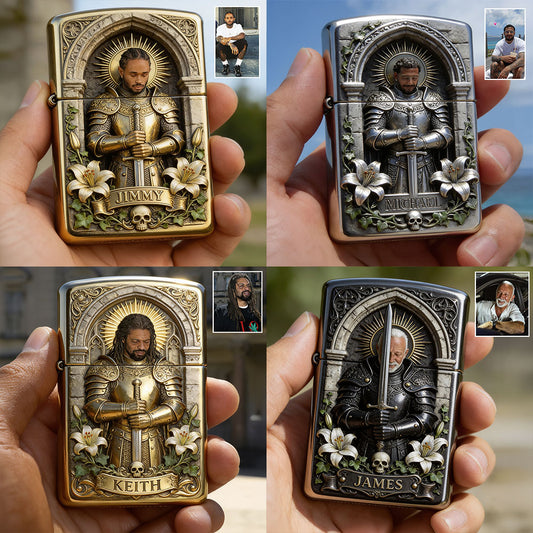Ritter Gottes - Personalisierter Christlicher Feuerzeug