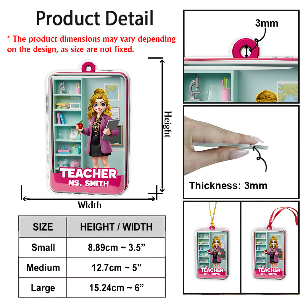 Love Being A Teacher - Personalized Teacher Ornament