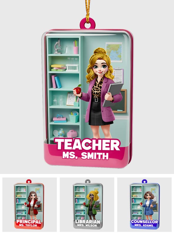 Love Being A Teacher - Personalized Teacher Ornament