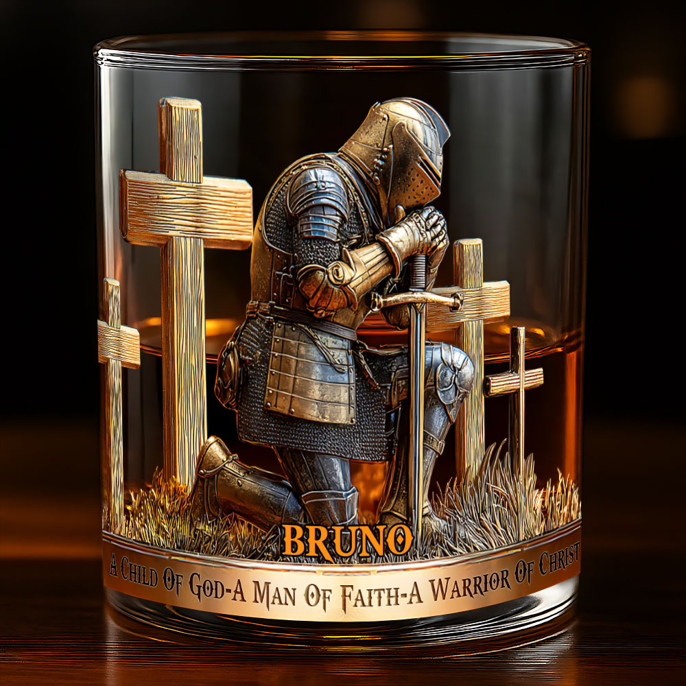 Ein Kind Gottes – personalisiertes christliches Whiskyglas