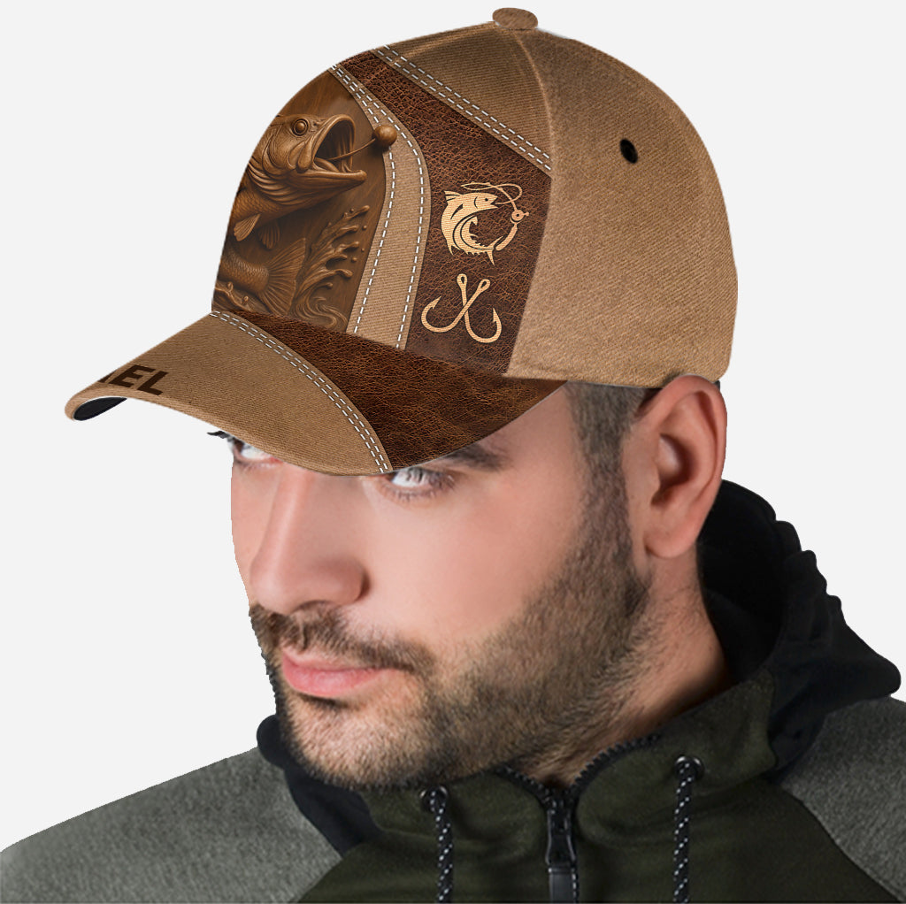 Großmaulbarsch - Personalisierte Angel-Klassiker-Kappe