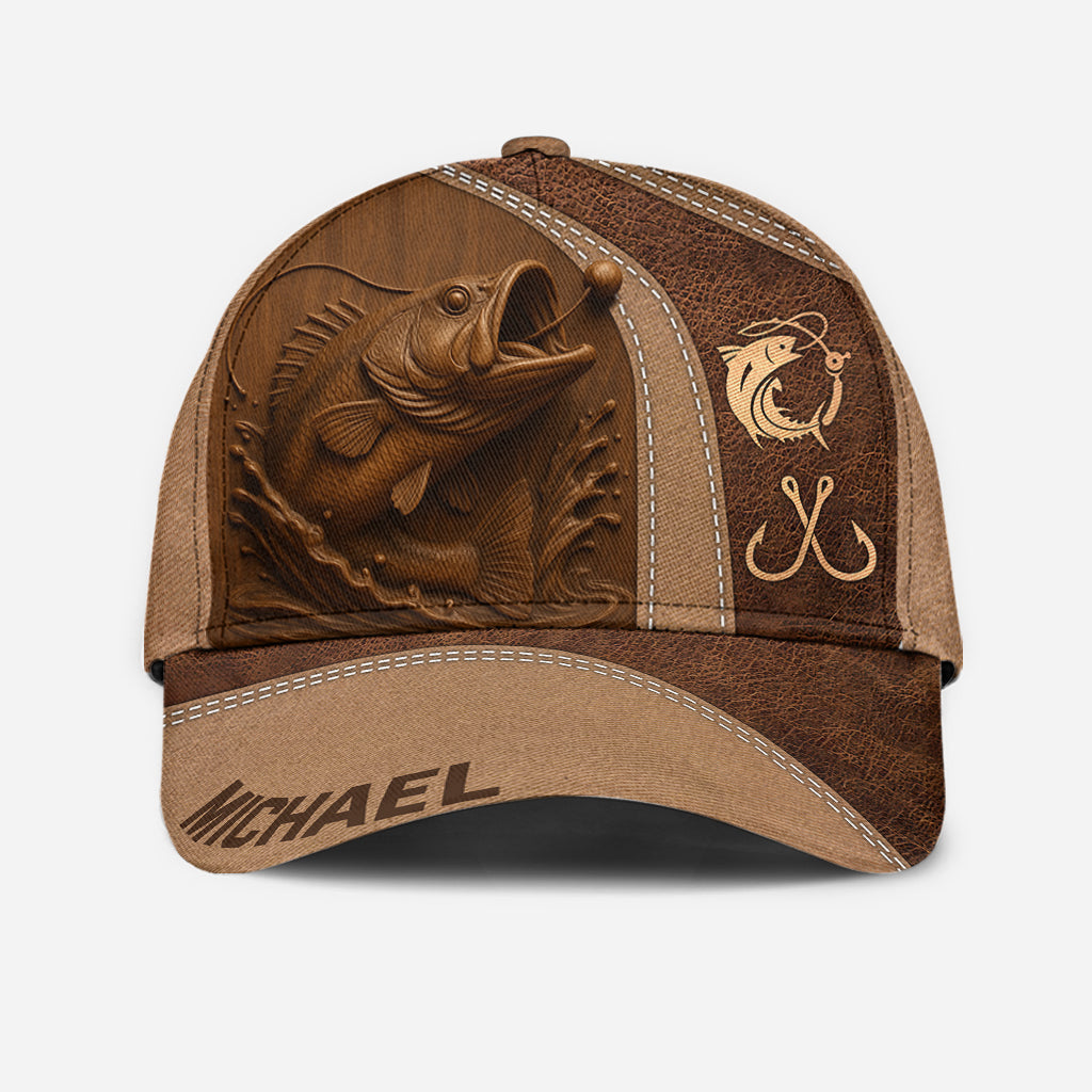 Großmaulbarsch - Personalisierte Angel-Klassiker-Kappe