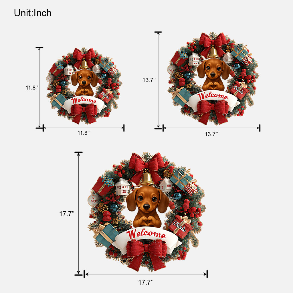 Willkommen zu Hause – personalisiertes Holzschild in individueller Haustierform