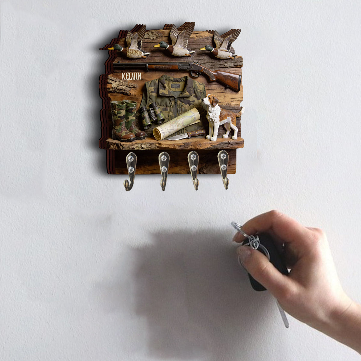 Entenjagd – Personalisierte, individuell geformte Hängevorrichtung