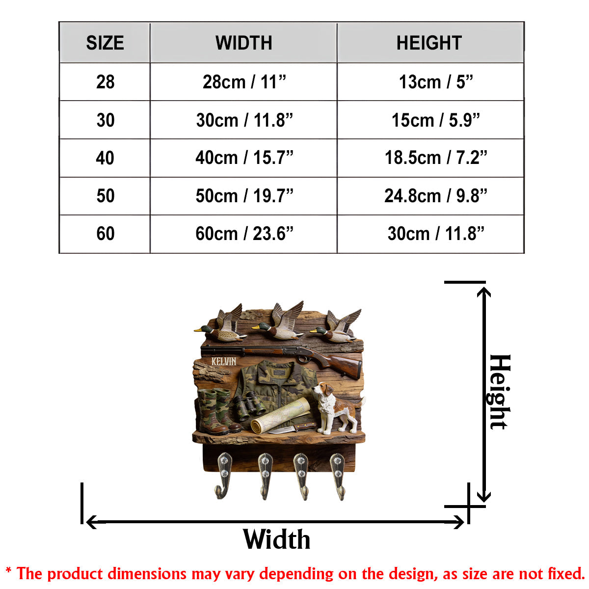 Entenjagd – Personalisierte, individuell geformte Hängevorrichtung