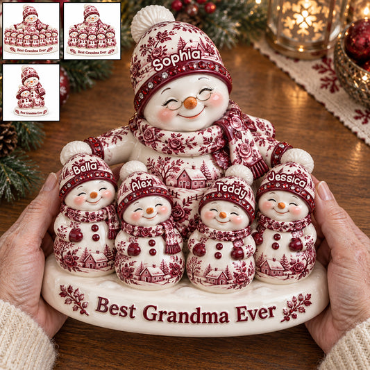 Das beste Weihnachtsgeschenk für Oma/Mama - Personalisierte 3D-Plakette