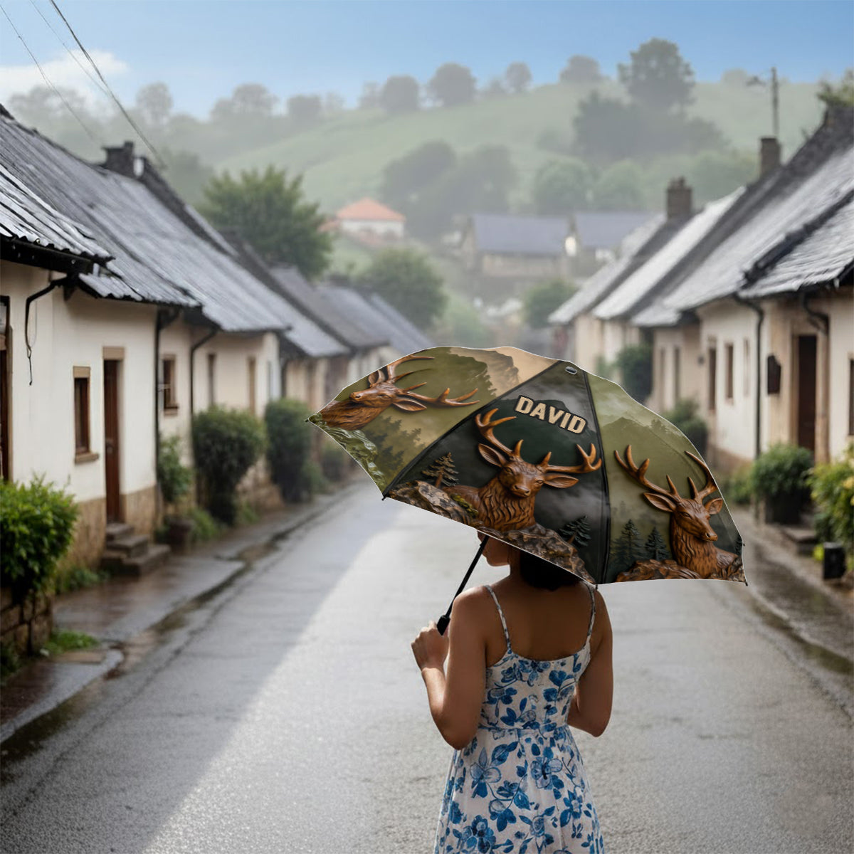 Perfect Gift For Hunting Lovers - Personalized Hunting Umbrella