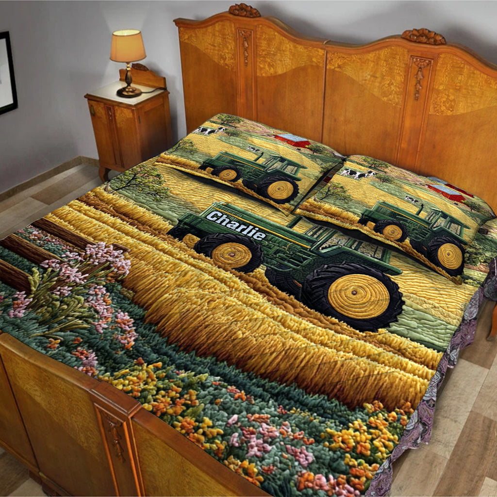 Bauernhofleben – Personalisiertes Bauern-Quiltset